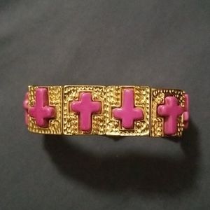 Gold stretchy bracelet